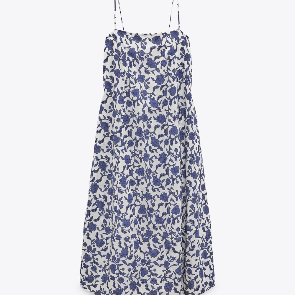 Single 🔥Zara limited edition printed cotton dress you must have - Picture 6 of 8